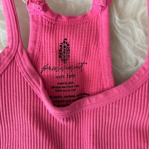 FP Movement Pink Happiness Runs Crop Top in hot pink - Picture 5 of 8